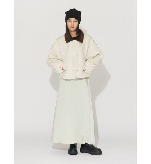 MIDIUMISOLID「MIDIUMISOLID for Ladies サテンマーメイドスカート（SOPHISTICATE)」|スカート|