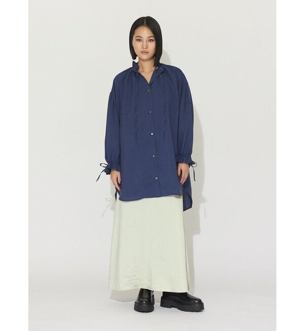 MIDIUMISOLID「MIDIUMISOLID for Ladies サテンマーメイドスカート（SOPHISTICATE)」|スカート|