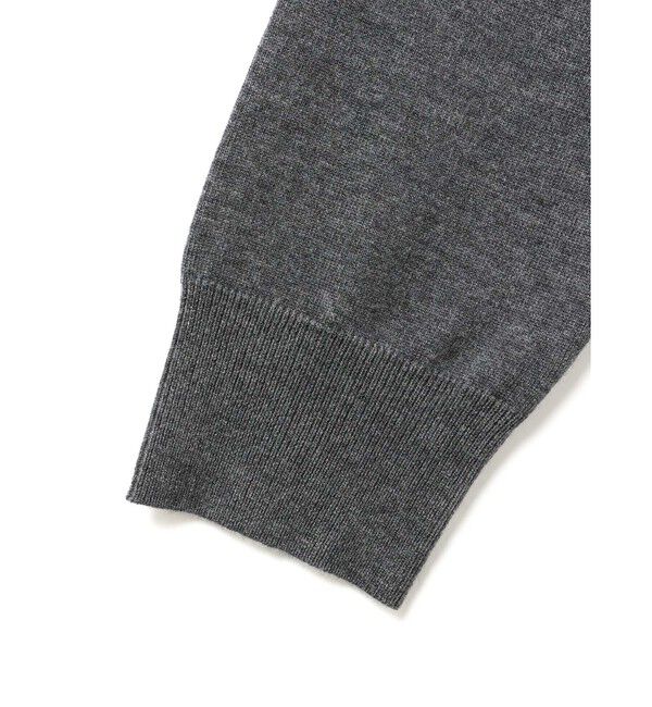 mizuiro ind「mizuiro ind クルーネックカーディガンクロシェ」|ニット・セーター|