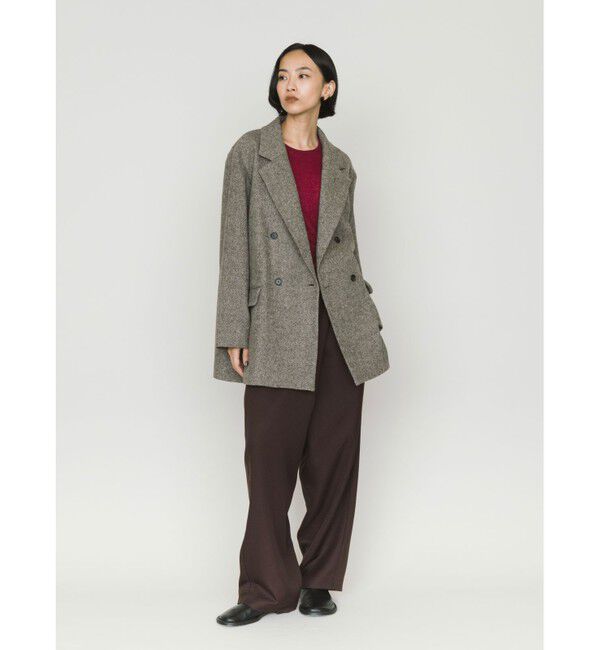 MIDIUMISOLID「MIDIUMISOLID for Ladies ウールシアープルオーバー」|Tシャツ・カットソー|