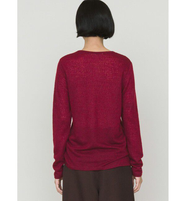 MIDIUMISOLID「MIDIUMISOLID for Ladies ウールシアープルオーバー」|Tシャツ・カットソー|