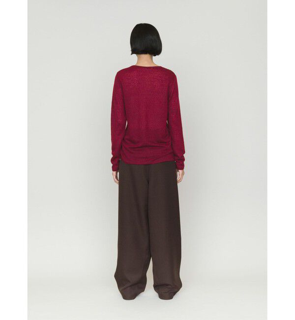 MIDIUMISOLID「MIDIUMISOLID for Ladies ウールシアープルオーバー」|Tシャツ・カットソー|