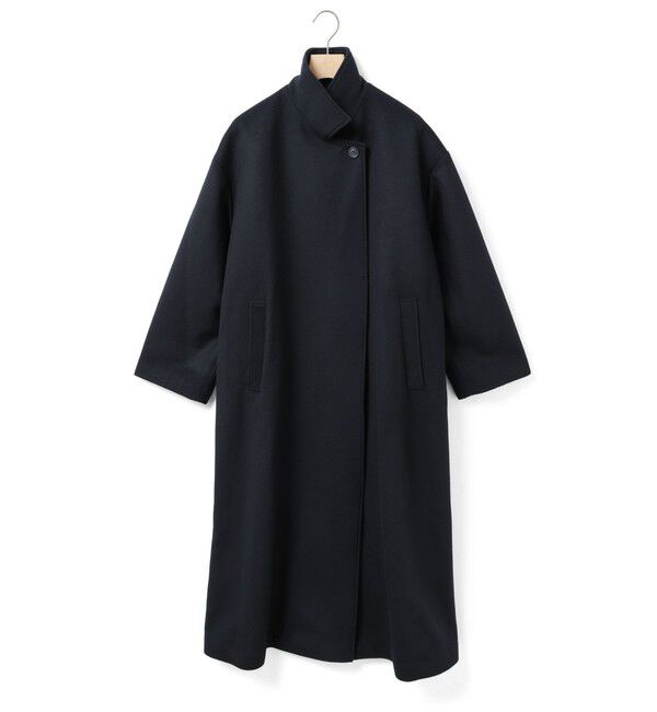 MARMARMAR「MARMARMAR スタンドカラーオーバーサイズコート」|その他|ネイビー