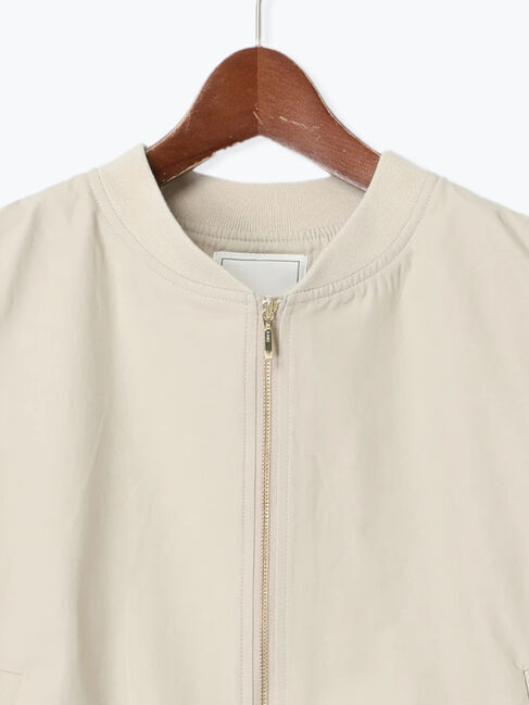 Te chichi TERRASSE「MA-1ショートベスト《2025spring catalog item》」|ダウンベスト・ベスト|