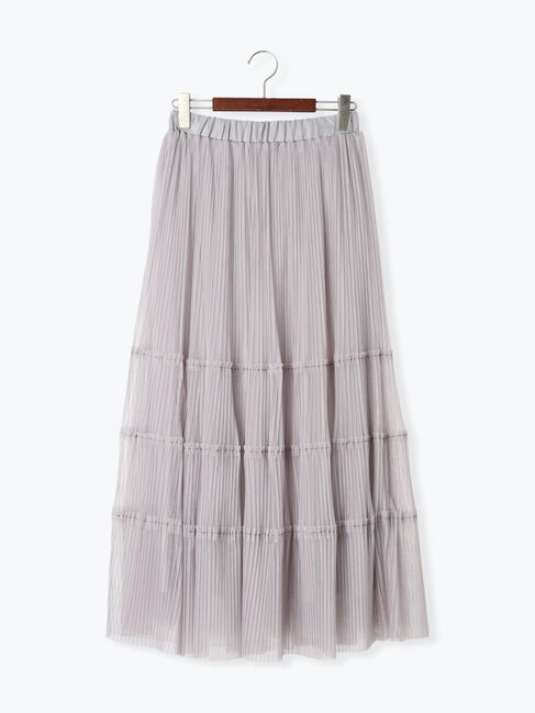 Te chichi「チュールプリーツティアードロングスカート」|スカート|