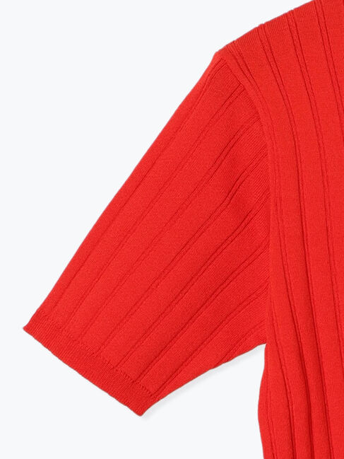 Te chichi TERRASSE「アシメ釦リブニット」|ニット・セーター|