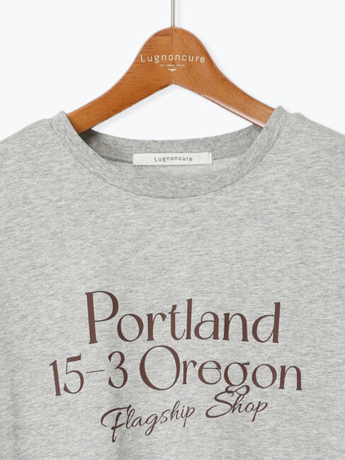 Lugnoncure「【接触冷感】フロントロゴTシャツ」|Tシャツ・カットソー|