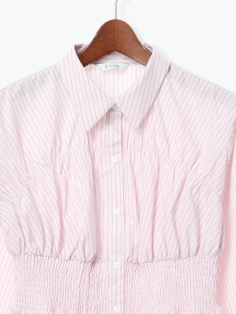 Te chichi「ペプラムシャーリングシャツブラウス」|シャツ・ブラウス|