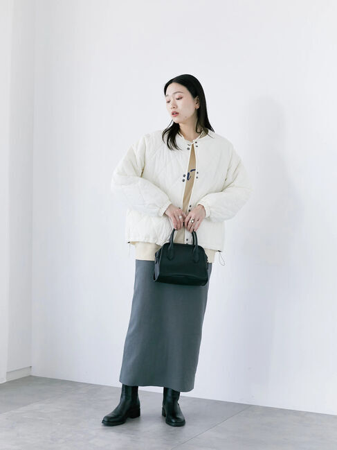 Samansa Mos2 blue「◎ニットタイトスカート」|スカート|