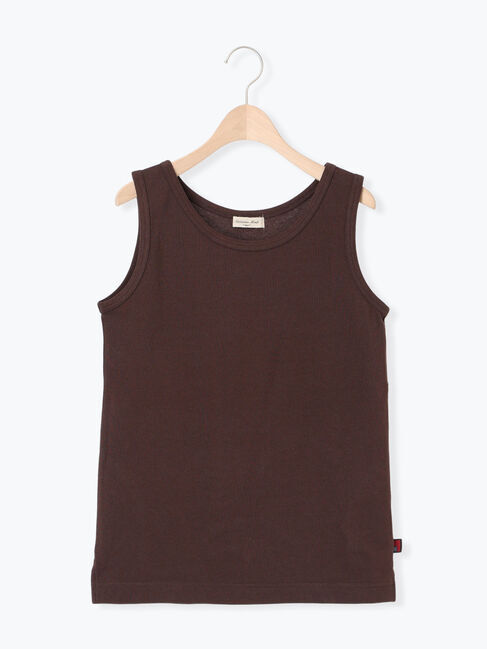 Samansa Mos2「【USAコットン】ノースリーブ」|Tシャツ・カットソー|ダークブラウン