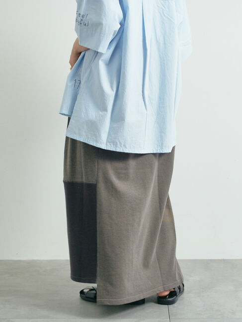 SM2「裏毛プリント配色アシメスカート」|スカート|