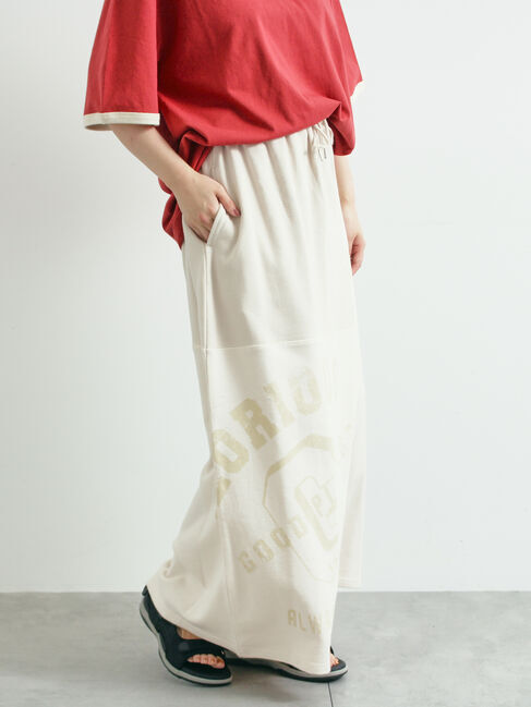 SM2「裏毛プリント配色アシメスカート」|スカート|