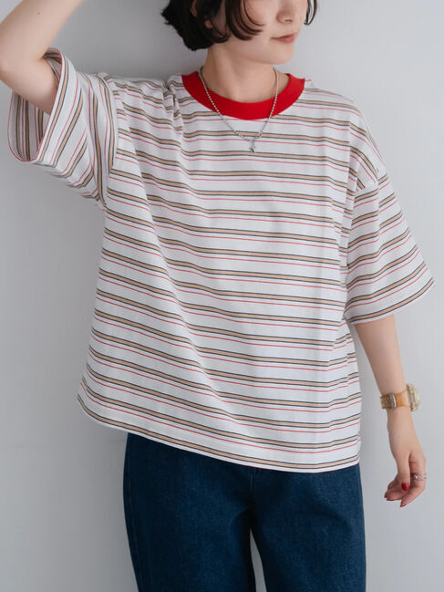 SM2「マルチボーダーTシャツ」|Tシャツ・カットソー|
