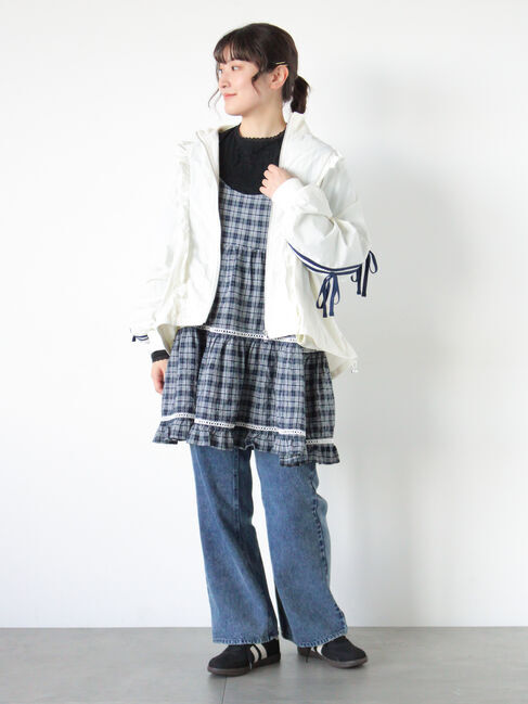 Samansa Mos2「はしごレースティアードキャミチュニック」|シャツ・ブラウス|