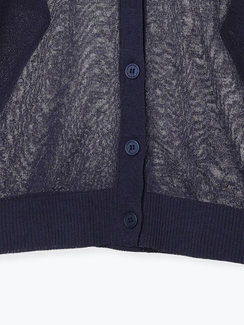 Samansa Mos2「ペーパーライクニットカーディガン」|カーディガン|