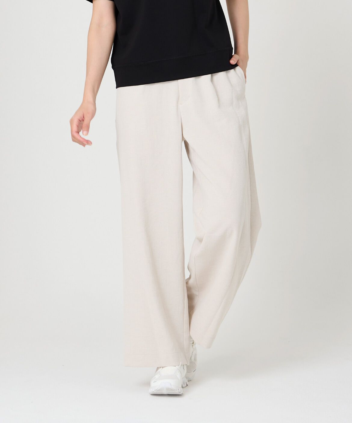 DAY by DAY it&rsquo;s international「麻混ワンタックイージーパンツ」|その他|