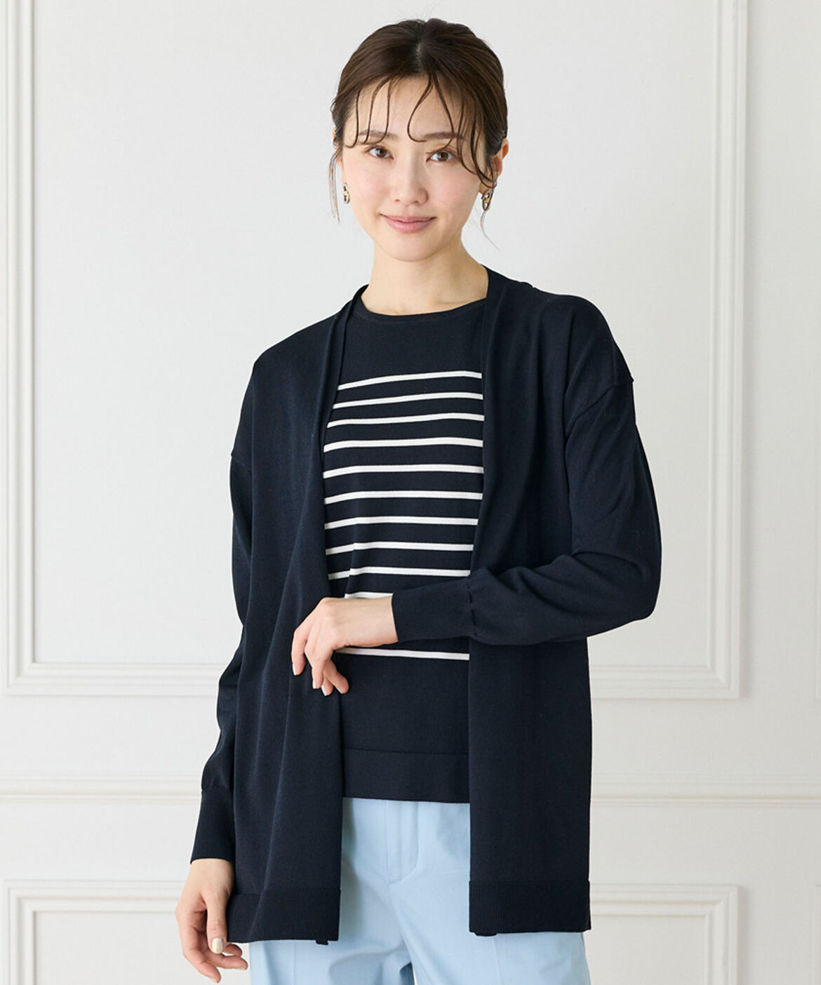 DAY by DAY it&rsquo;s international「ロングカーディガンアンサンブル」|カーディガン|ネイビー