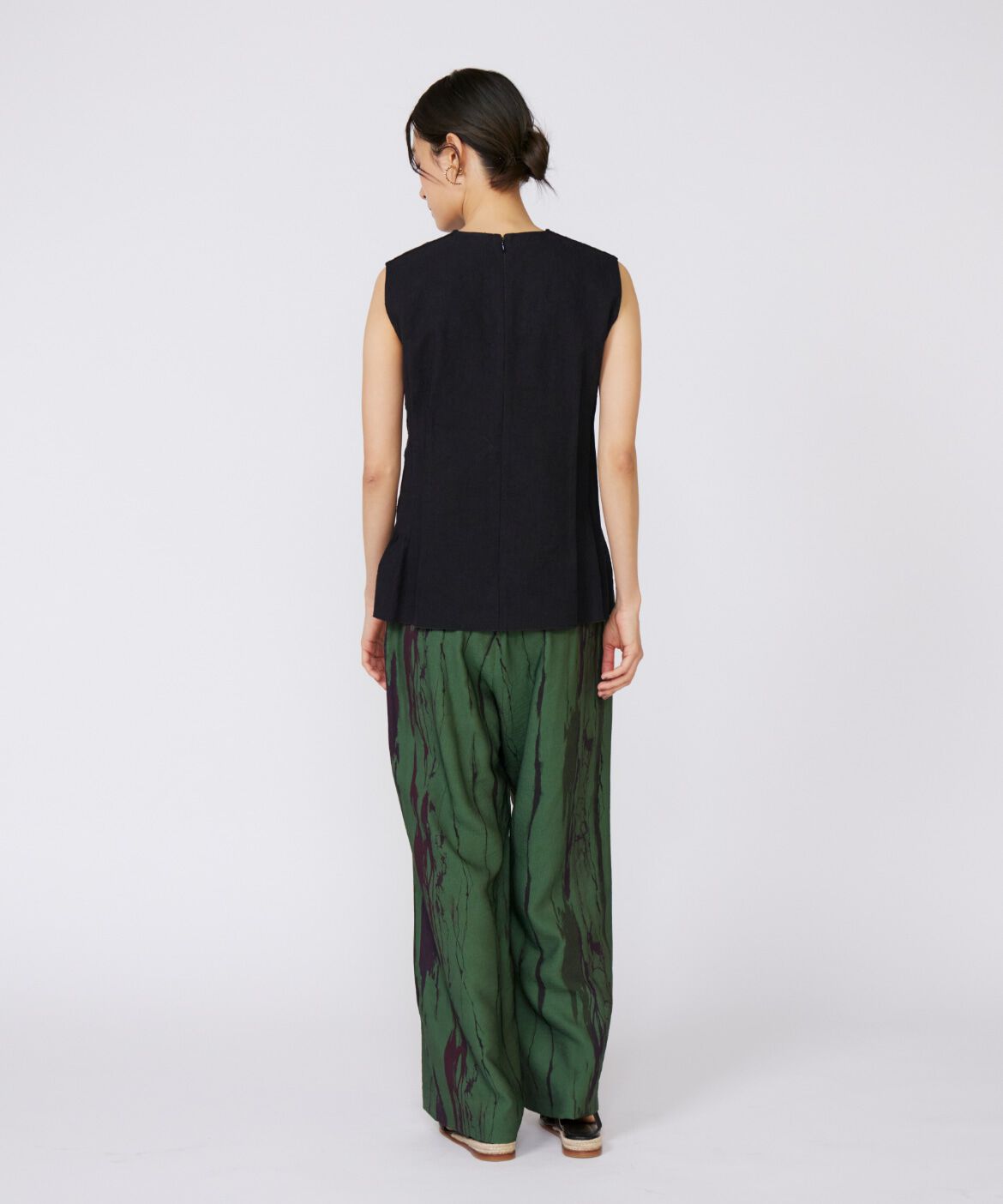 INED「《大きいサイズ》ウエストピンタックブラウス　《la veille by SUPERIOR CLOSET》」|シャツ・ブラウス|