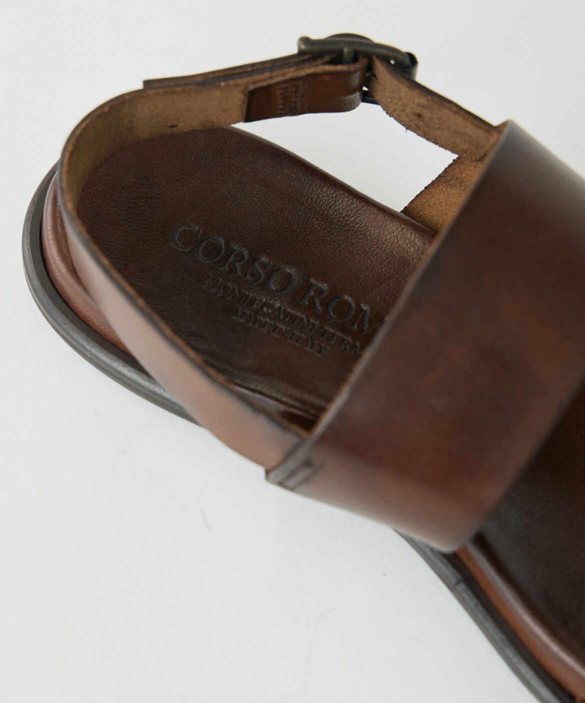 INED「ワイドベルトフラットサンダル《CORSO ROMA,9》」|サンダル|