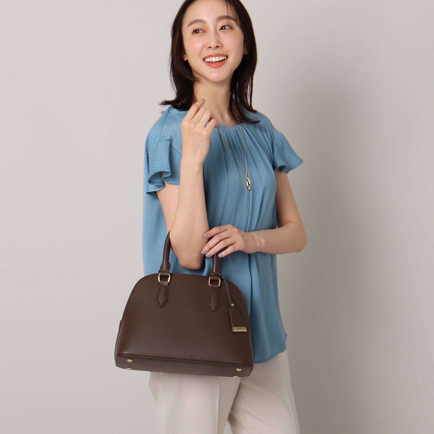 UNTITLED「【追加8／名品】2WAYポケットボストンバッグ」|ハンドバッグ|