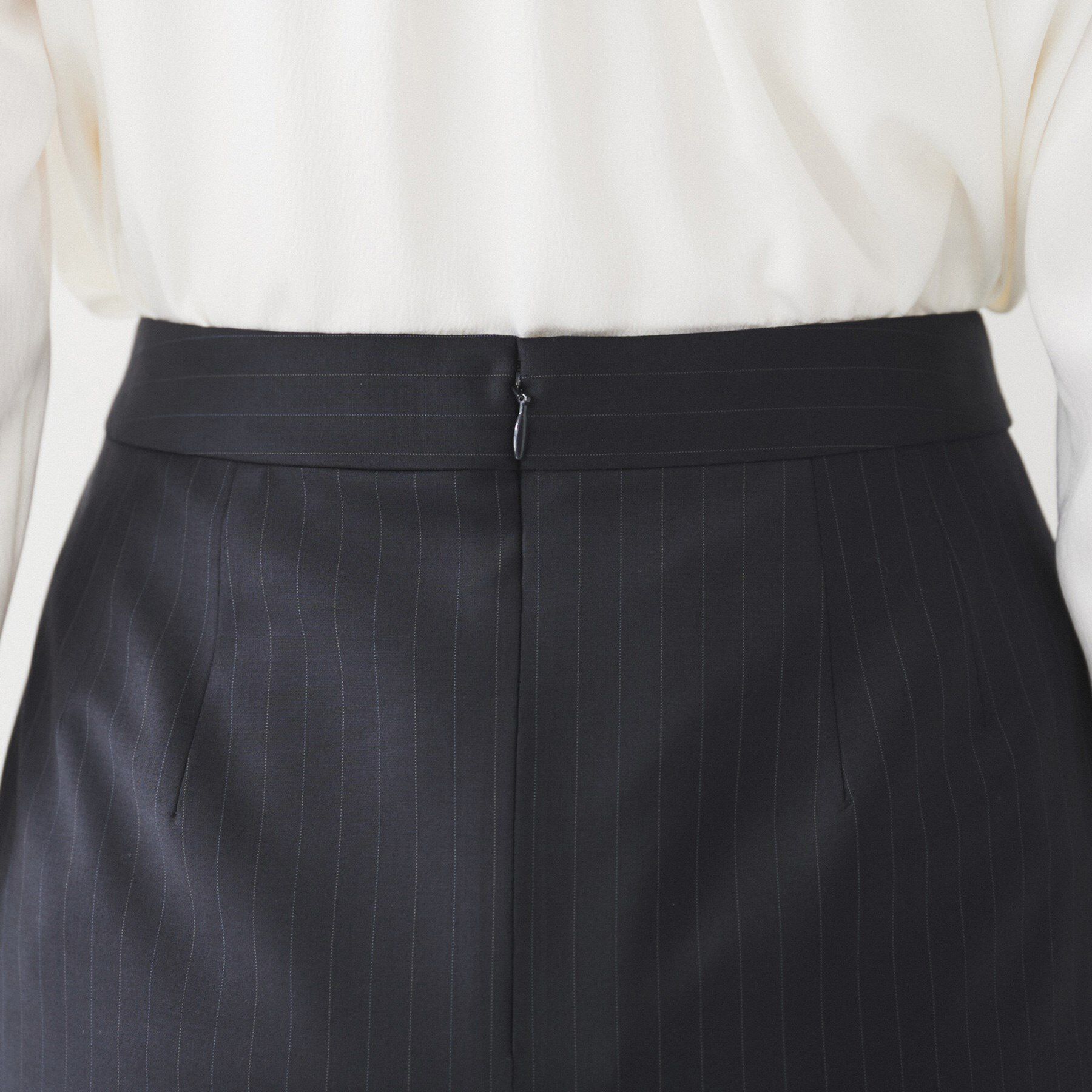 UNTITLED「【通勤スーツ】ウーステッド タイトスカート」|スカート|