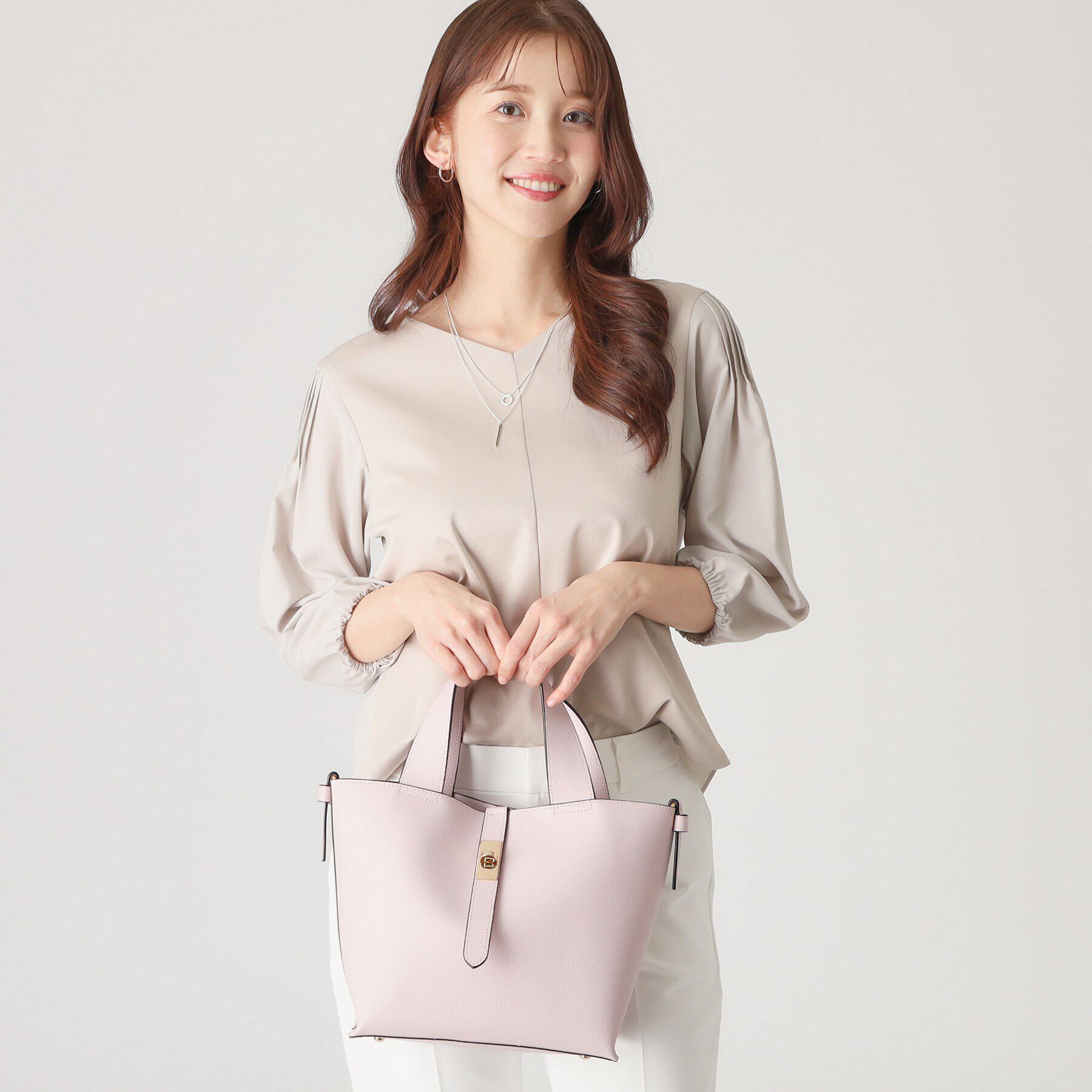 COUP DE CHANCE「【上品で上品感ある2WAYバック】シンプル＆機能性デザイン」|トートバッグ|