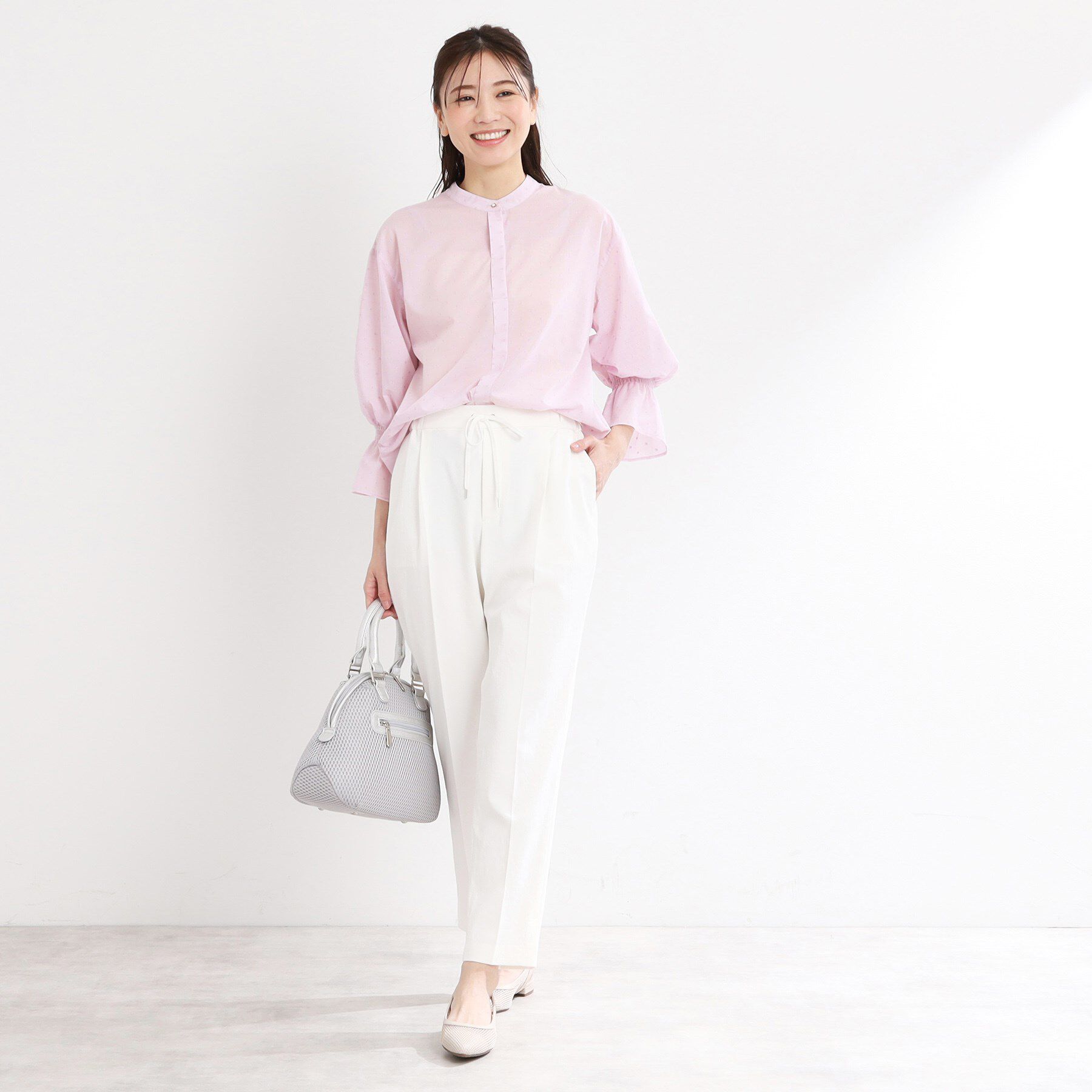 Reflect「【洗える】キャンディースリーブブラウス」|シャツ・ブラウス|