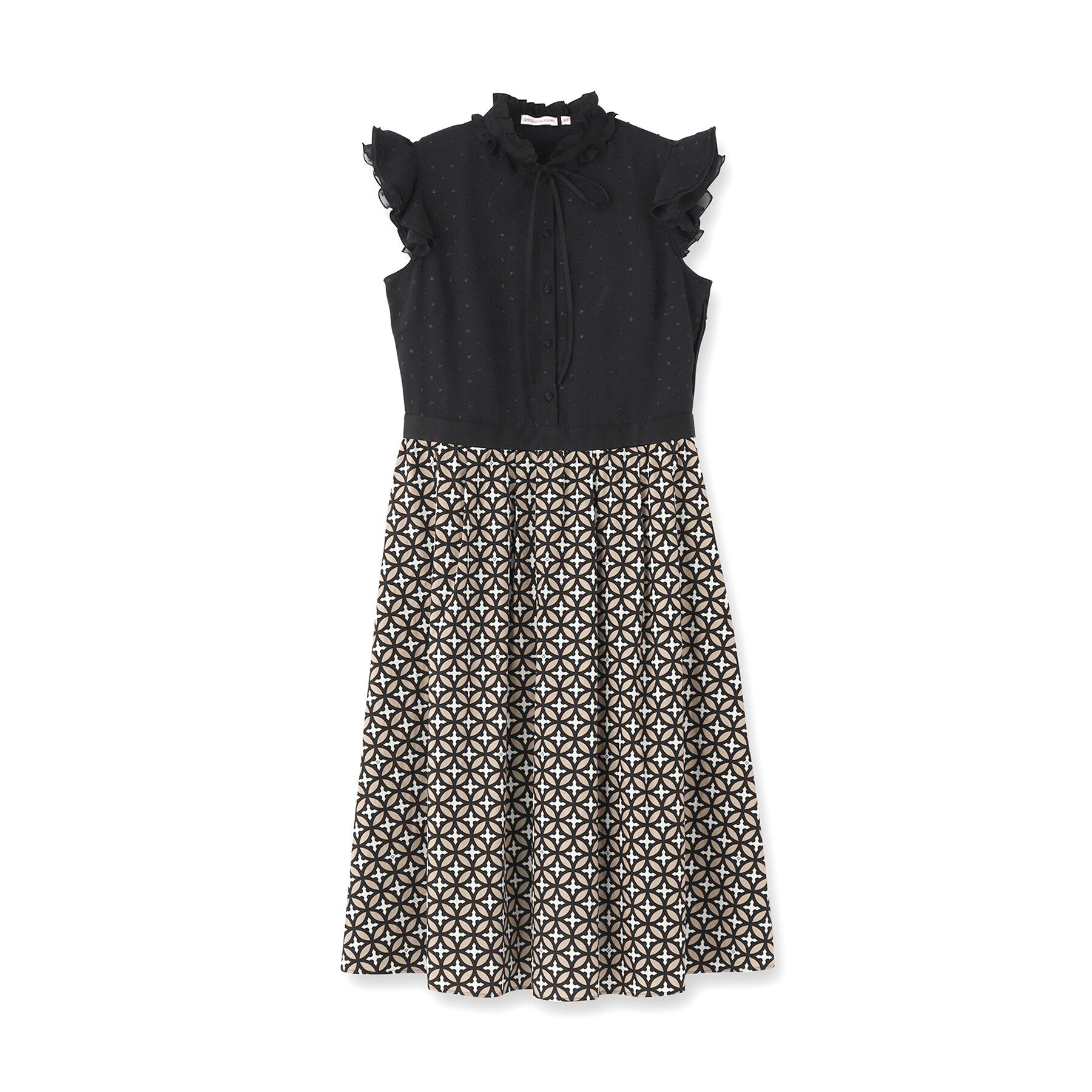 DRESSTERIOR「オーバーラップウィングスリーブワンピース」|ワンピース|