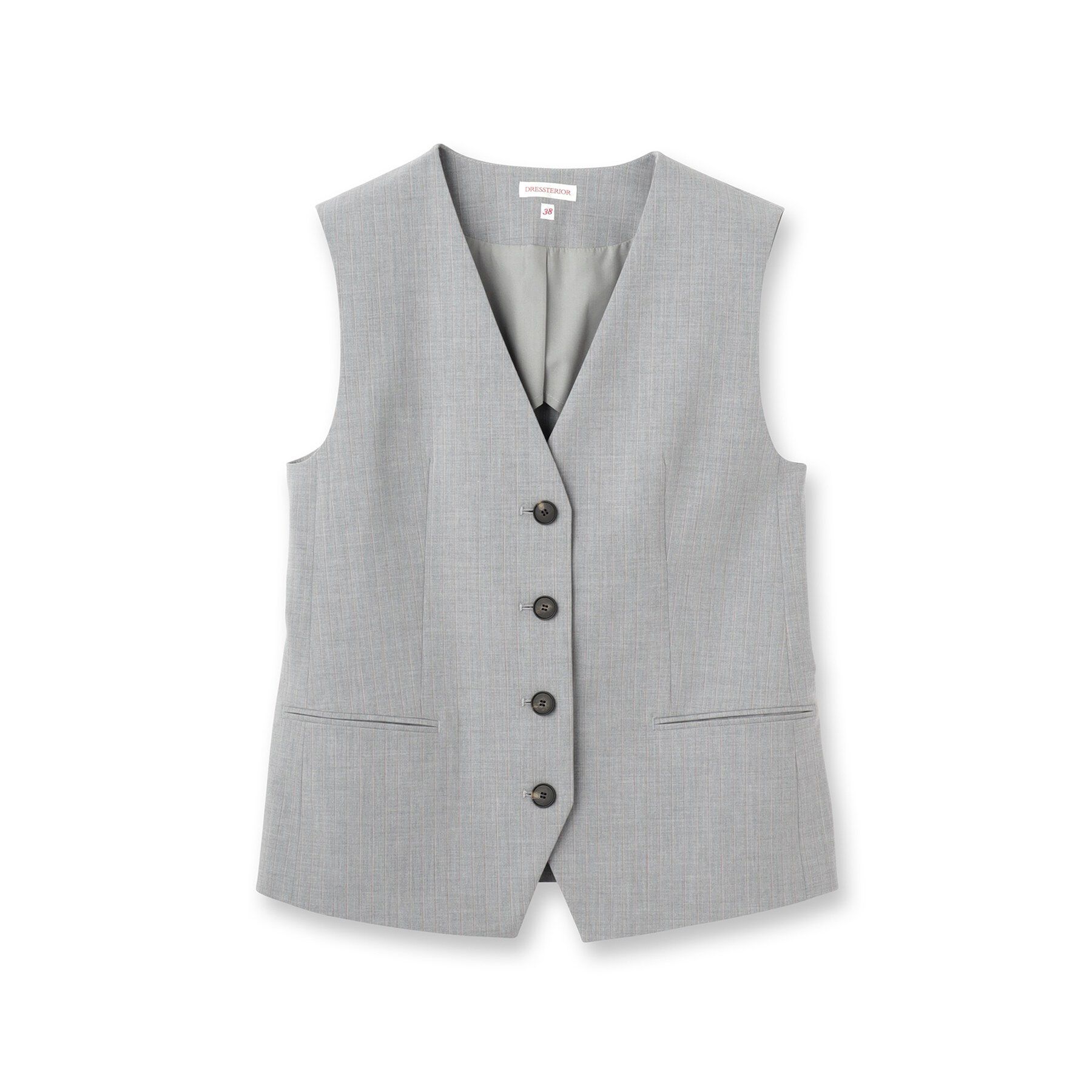 DRESSTERIOR「2WAYトロピカル ストライプジレ」|ベスト・ジレ|