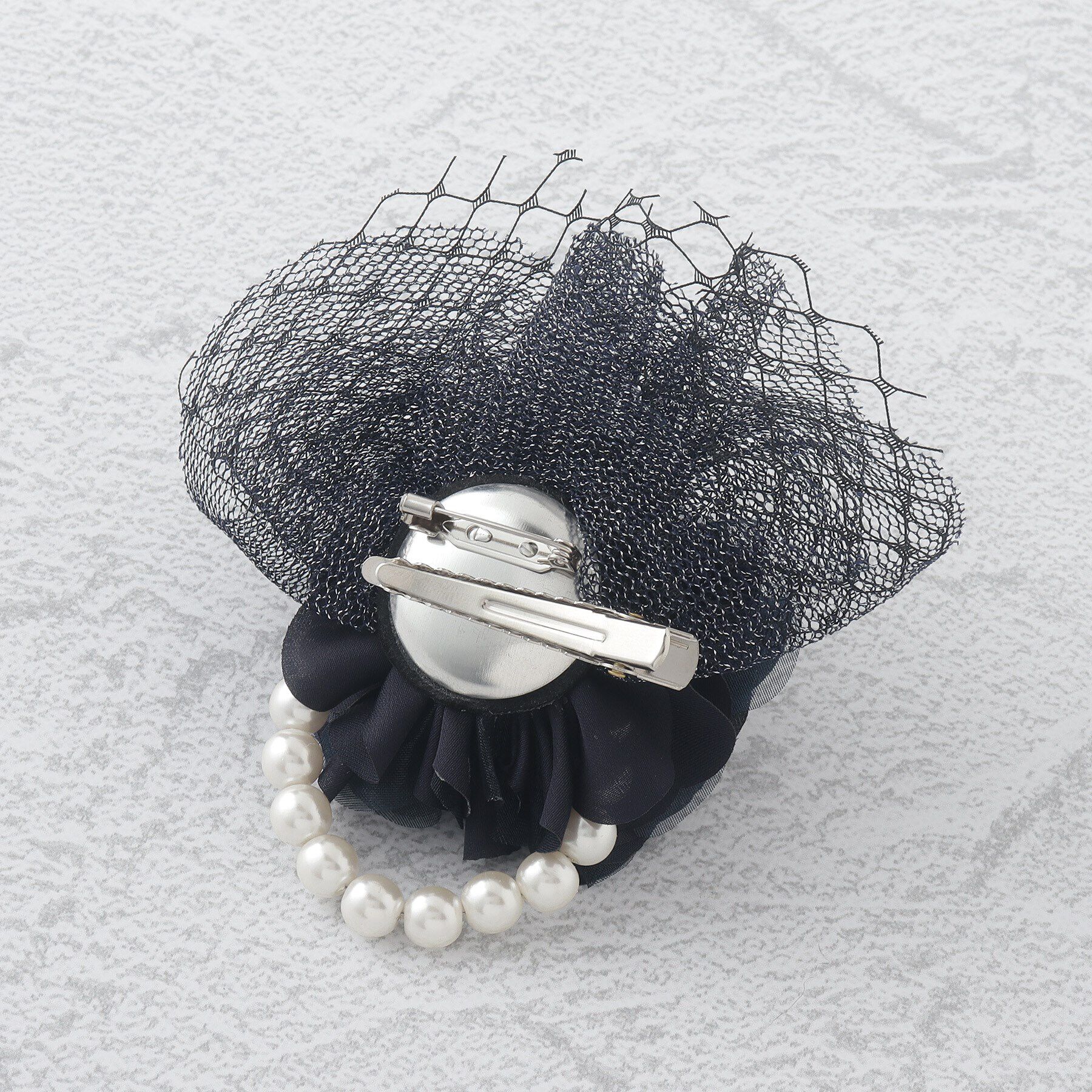 grove「【セレモニー】フラワーシフォンパール調コサージュ」|ブローチ・コサージュ|