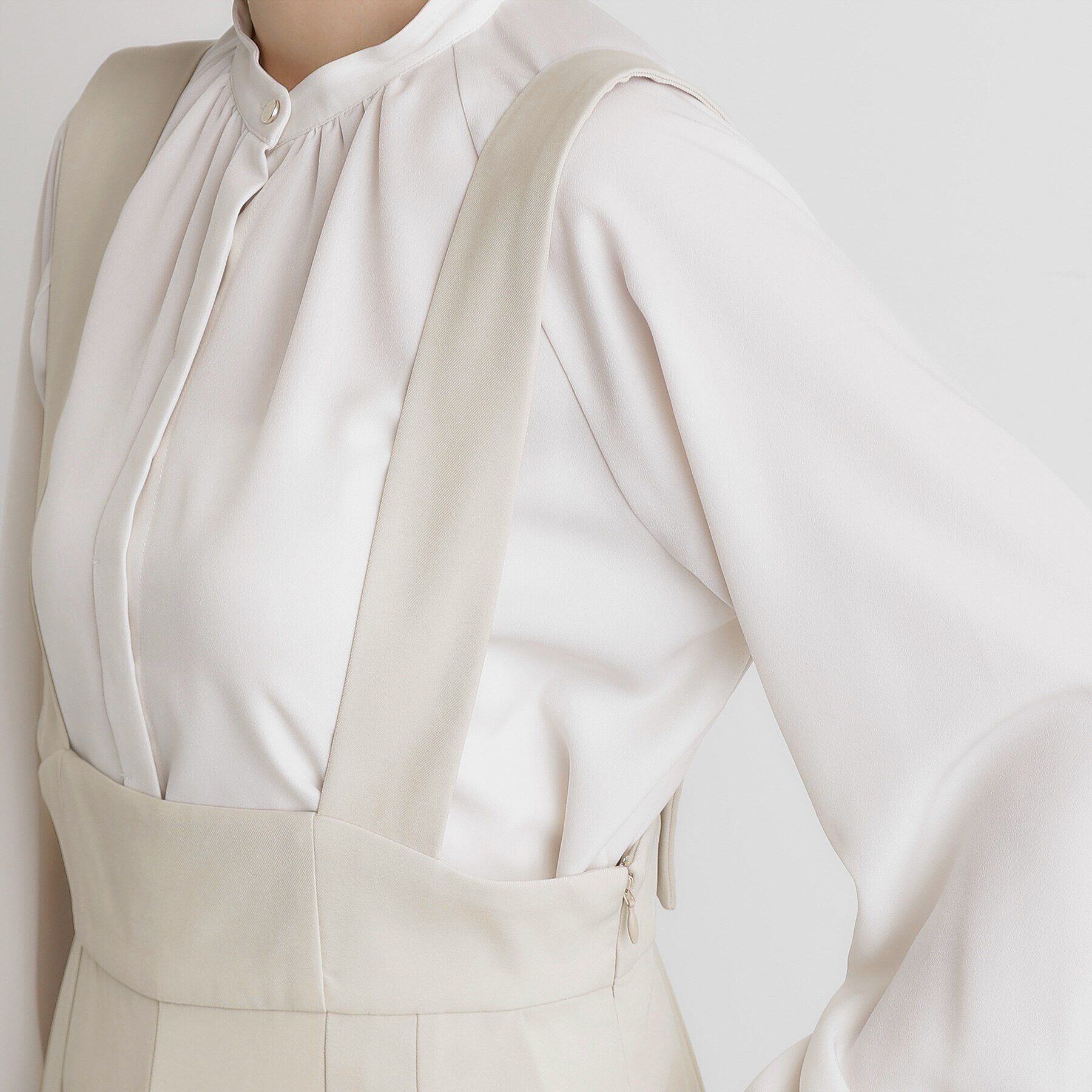 grove「ハイウエストサロペット」|オールインワン|