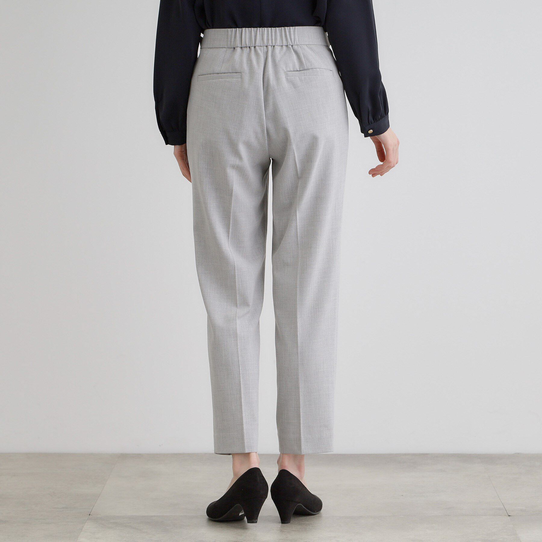 grove「【洗濯機で洗える】2WAYストレッチテーパードパンツ」|その他|