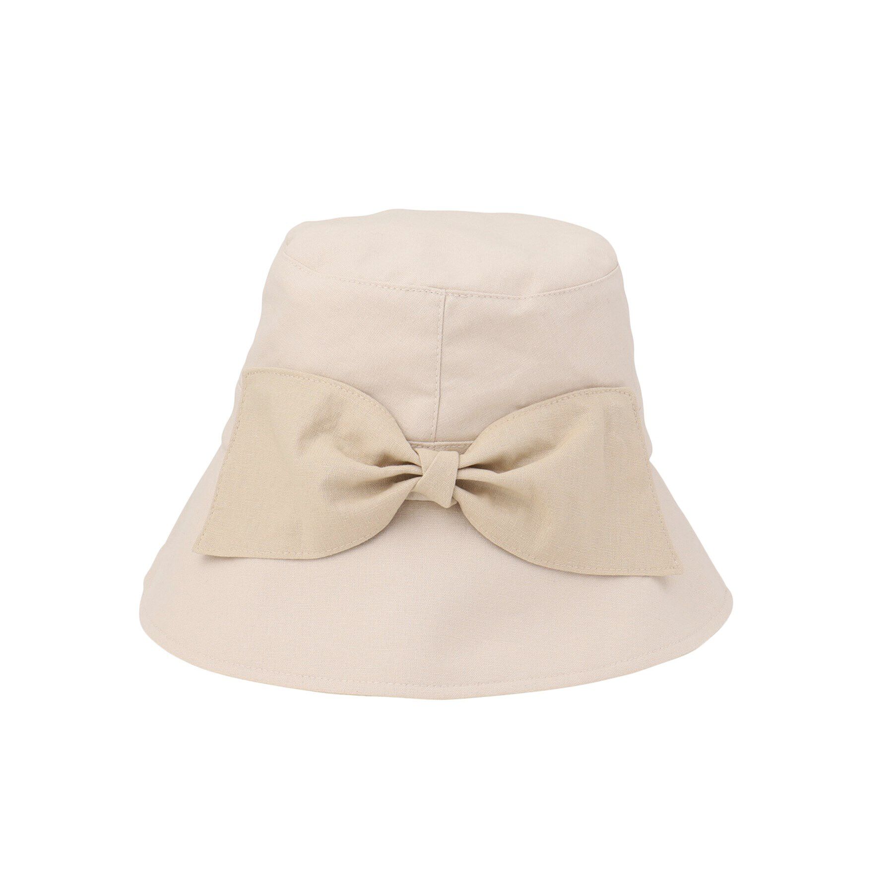 grove「リボン付きバケットハット【UVカット・サイズ調整・ポケッタブル】」|ハット|