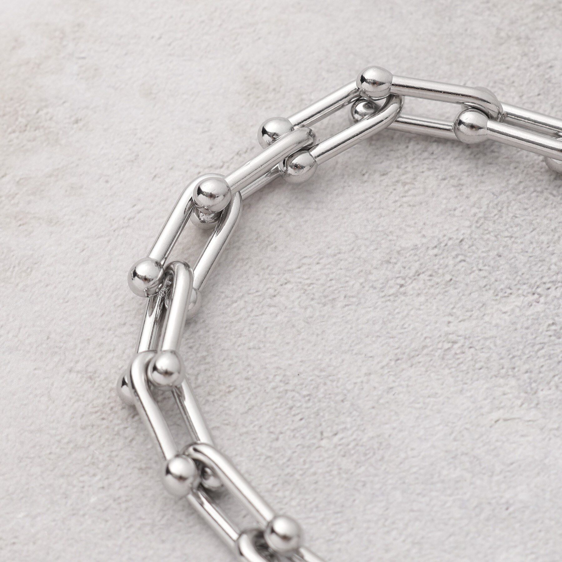 grove「【ステンレス】マンテルチェーンブレスレット」|ブレスレット・バングル|