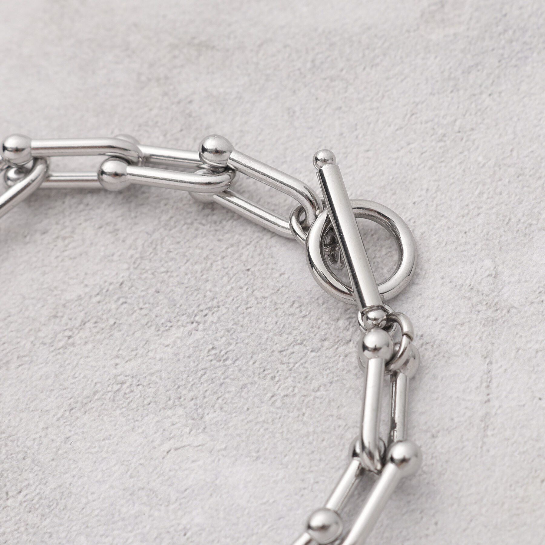 grove「【ステンレス】マンテルチェーンブレスレット」|ブレスレット・バングル|