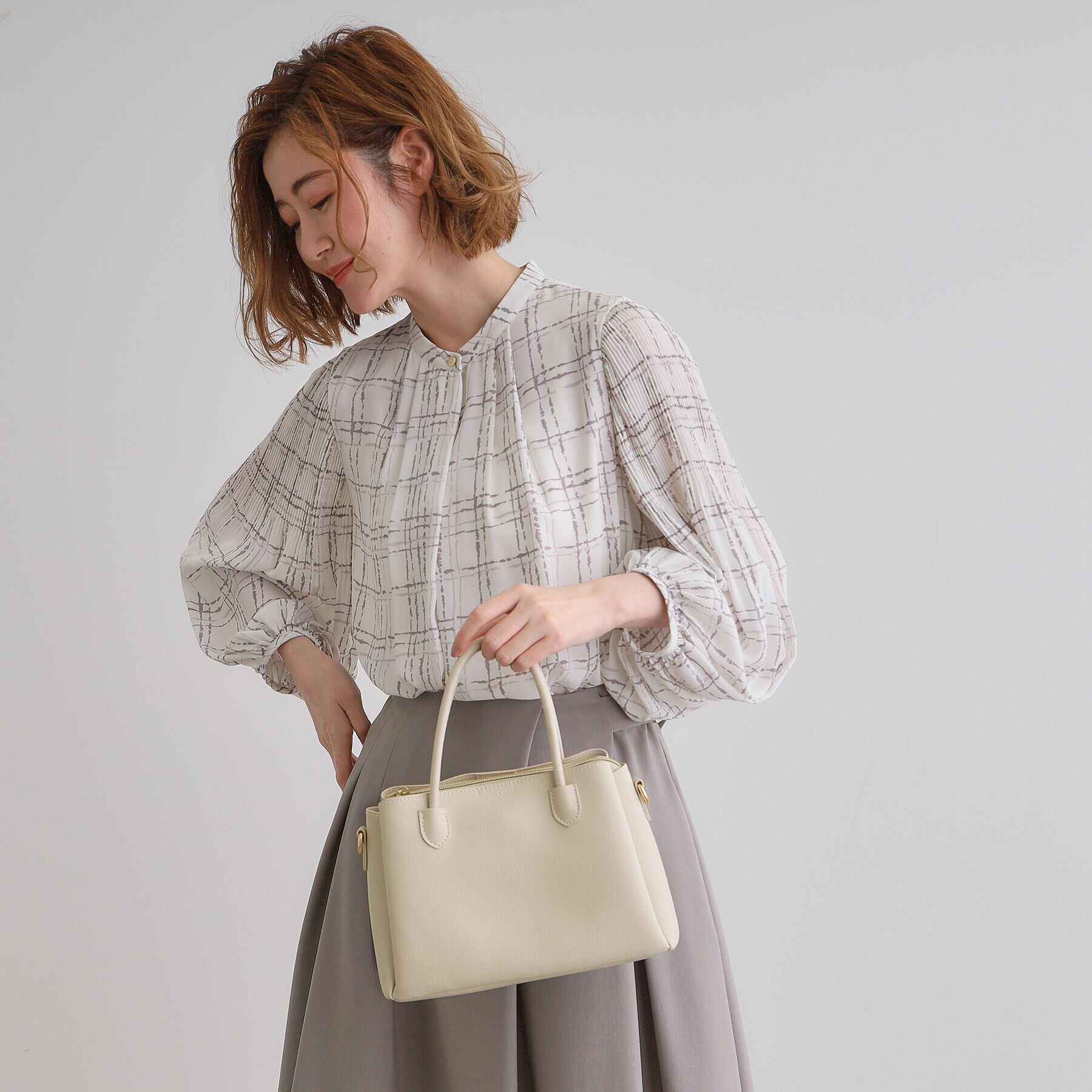 grove「【人間工学・軽量】ロープハンドル2WAYトート」|トートバッグ|