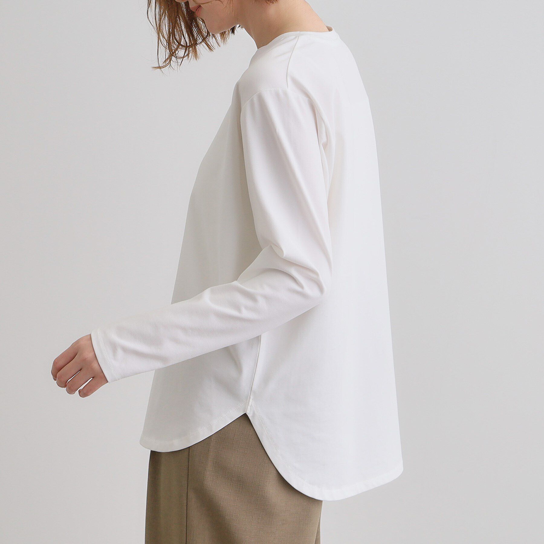 grove「裾テールロンT」|Tシャツ・カットソー|