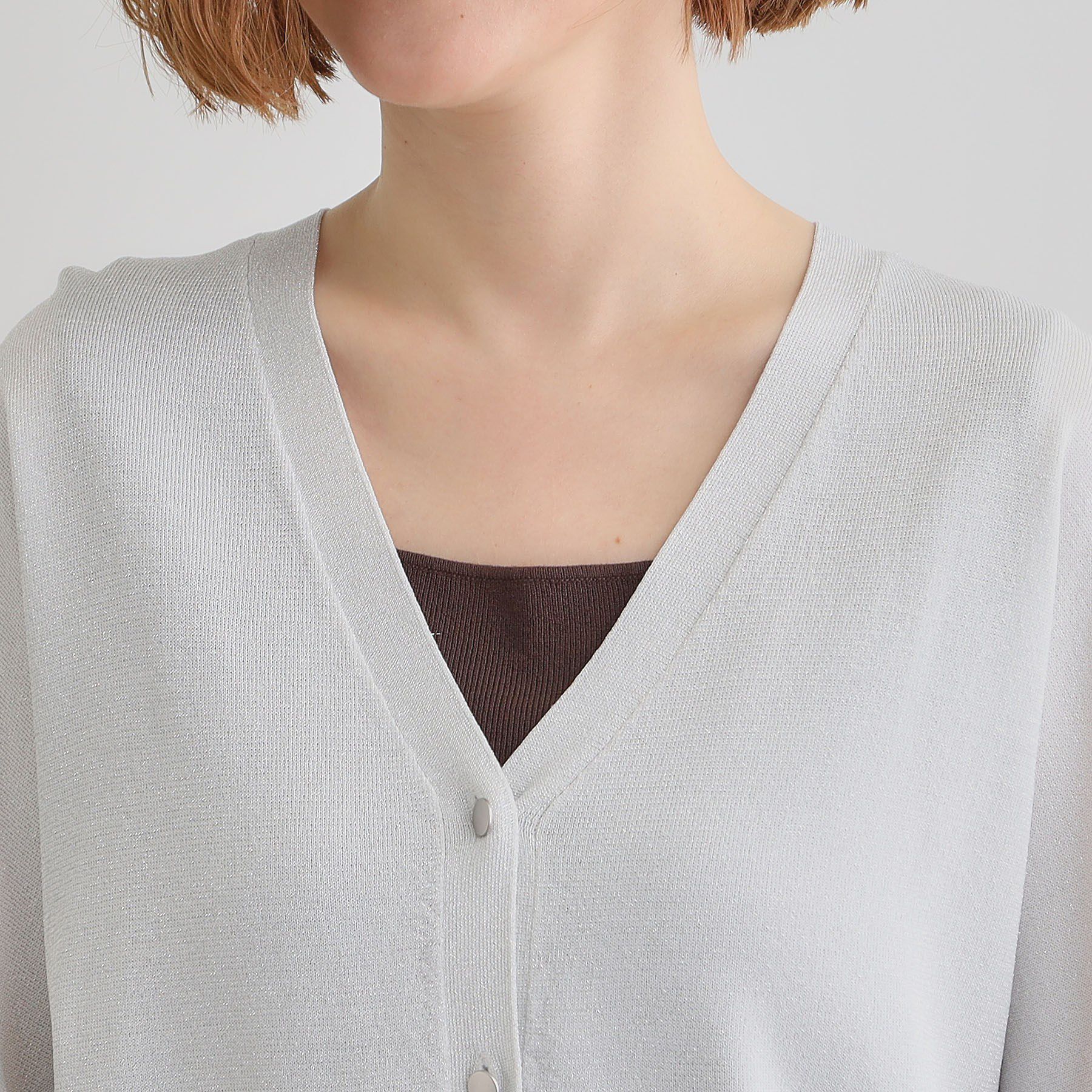 grove「【UV／冷感／抗ピル】ラメドルマンカーディガン」|カーディガン|