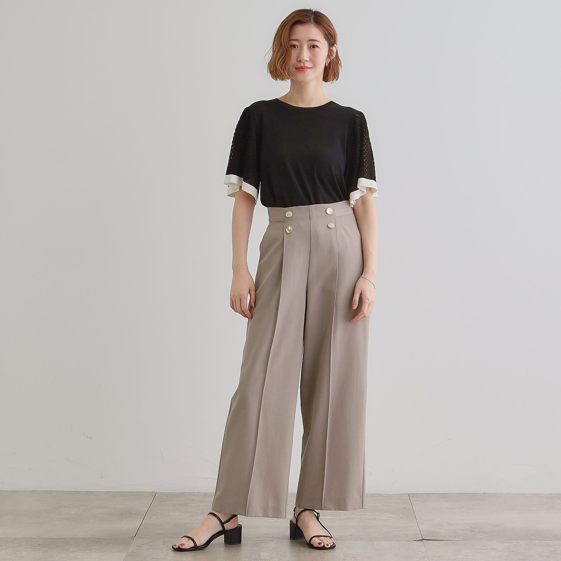 grove「さらっと快適　ピンタックマリンパンツ」|その他|