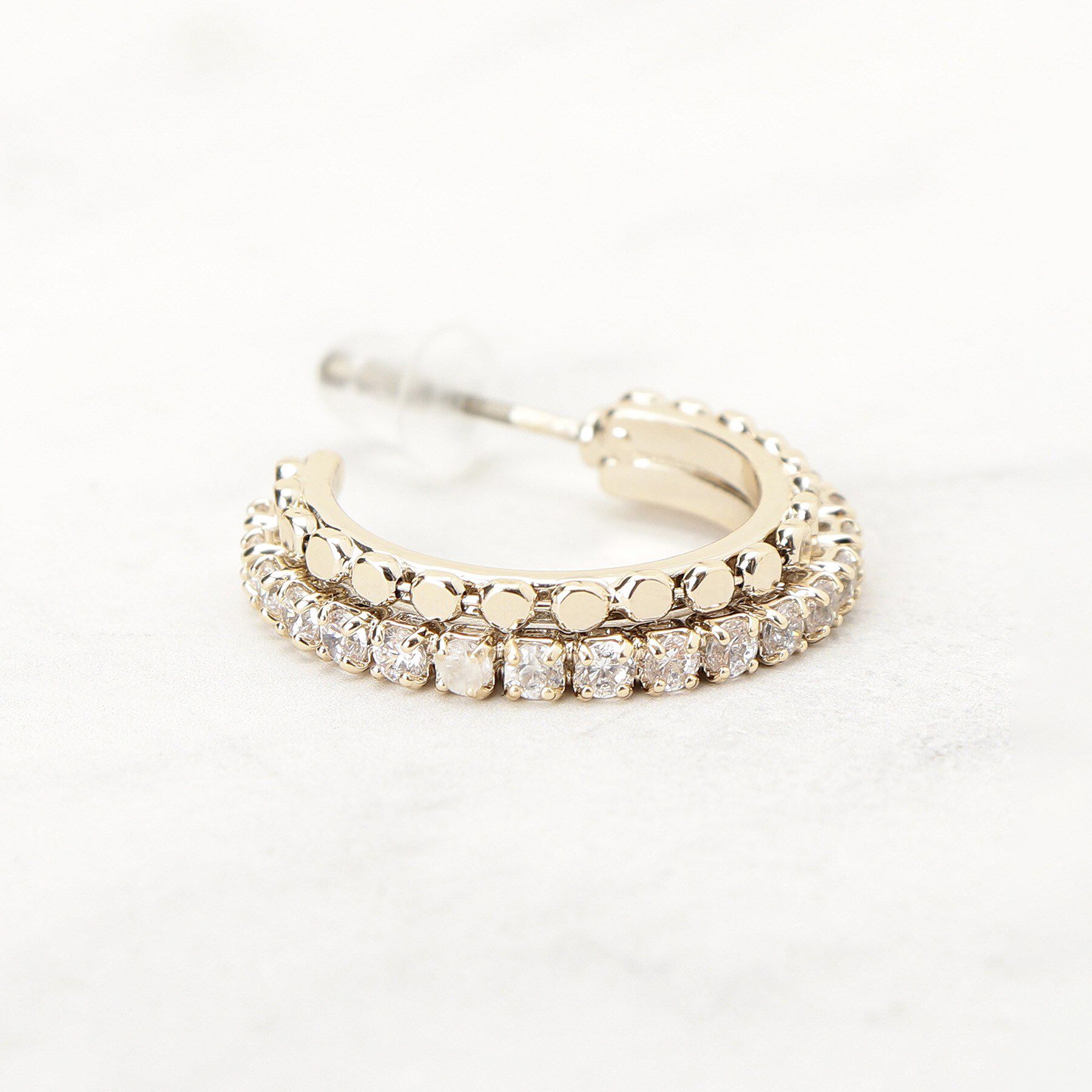 grove「キラキラフープピアス」|ピアス|