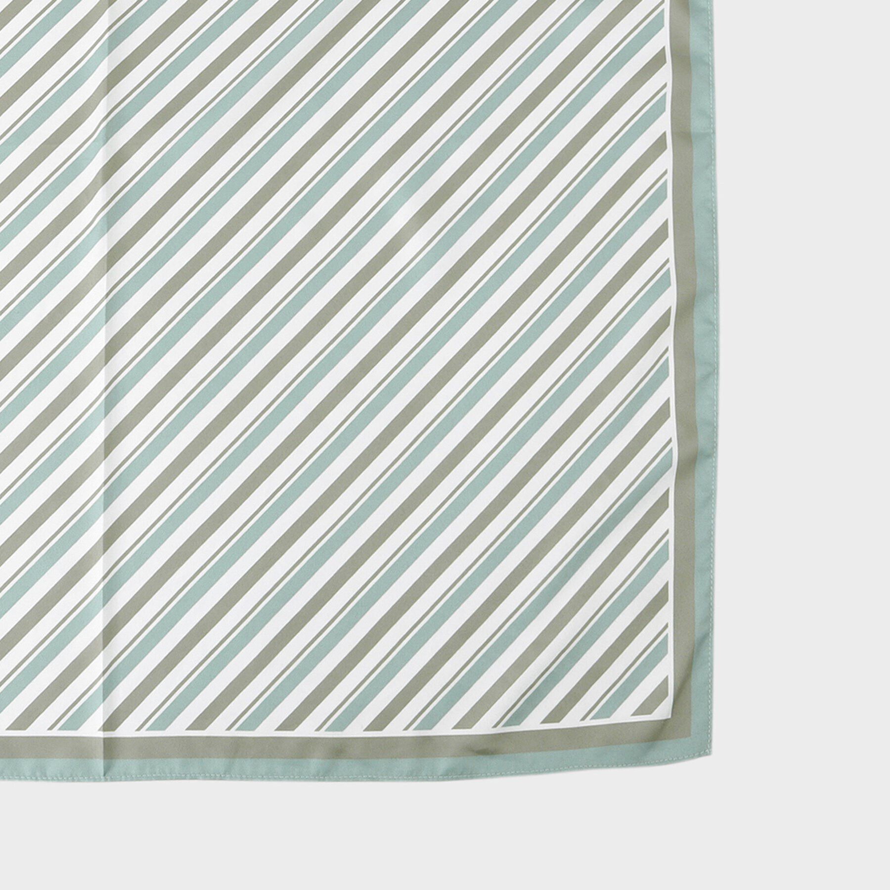 INDIVI「春SALE！バイアスストライプ柄スカーフ」|バンダナ・スカーフ|