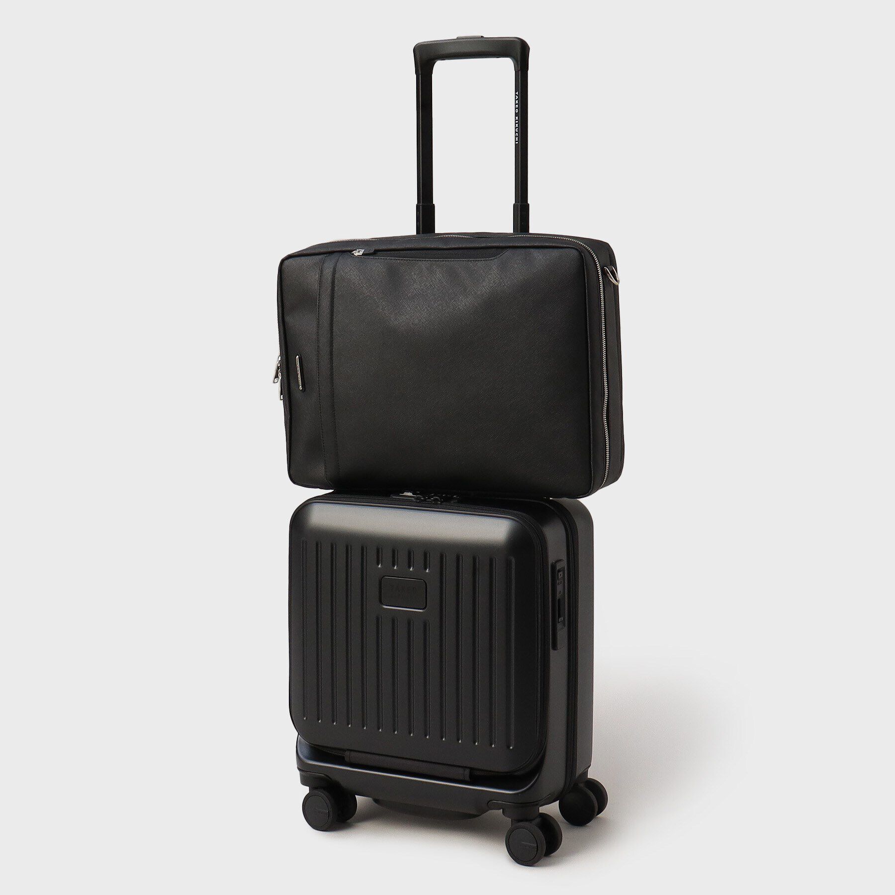 TAKEO KIKUCHI「【CITY BLACK】スーツケース SSサイズ(フロントオープン式）」|その他|