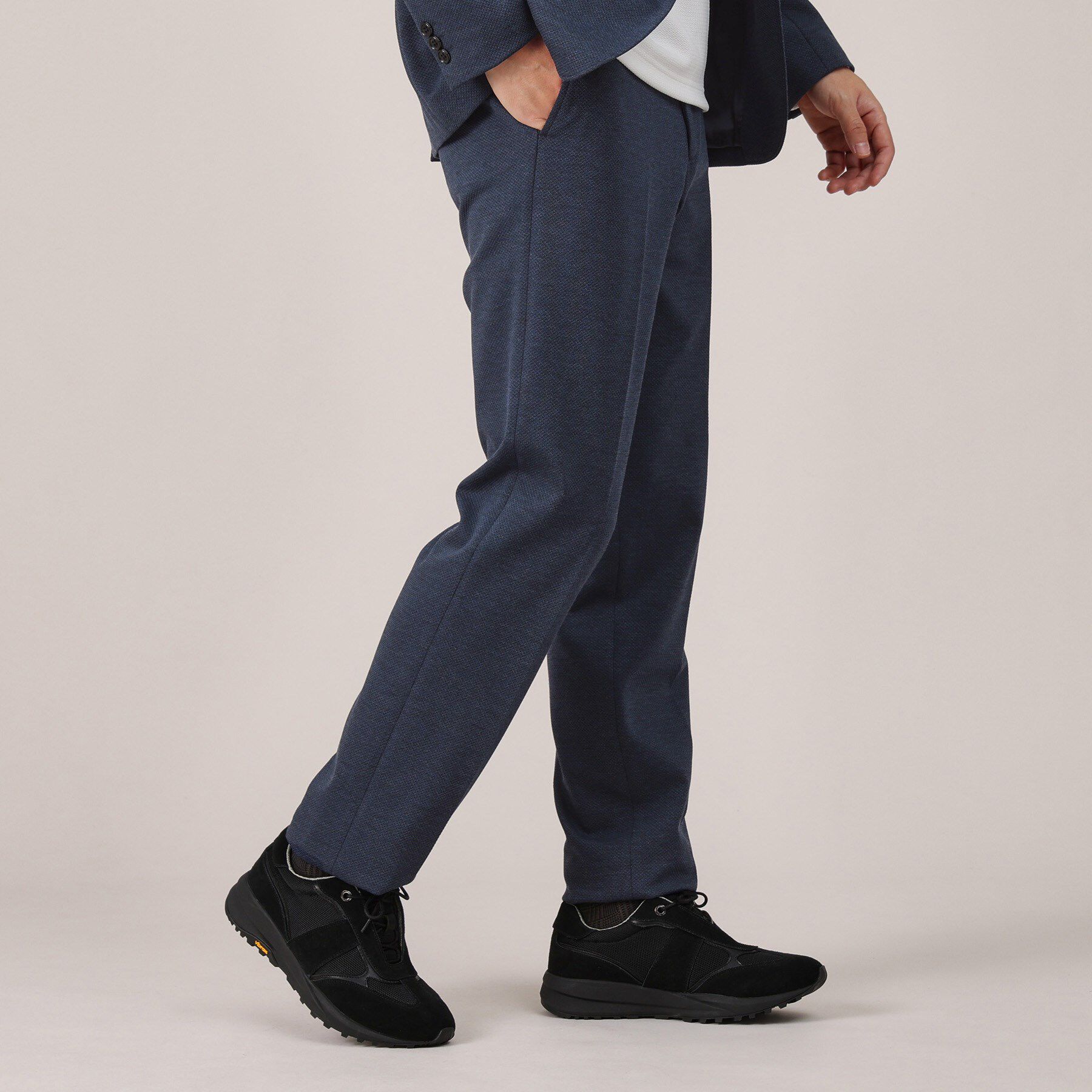 TAKEO KIKUCHI「メランジ ハニカム ストレッチ パンツ」|その他|