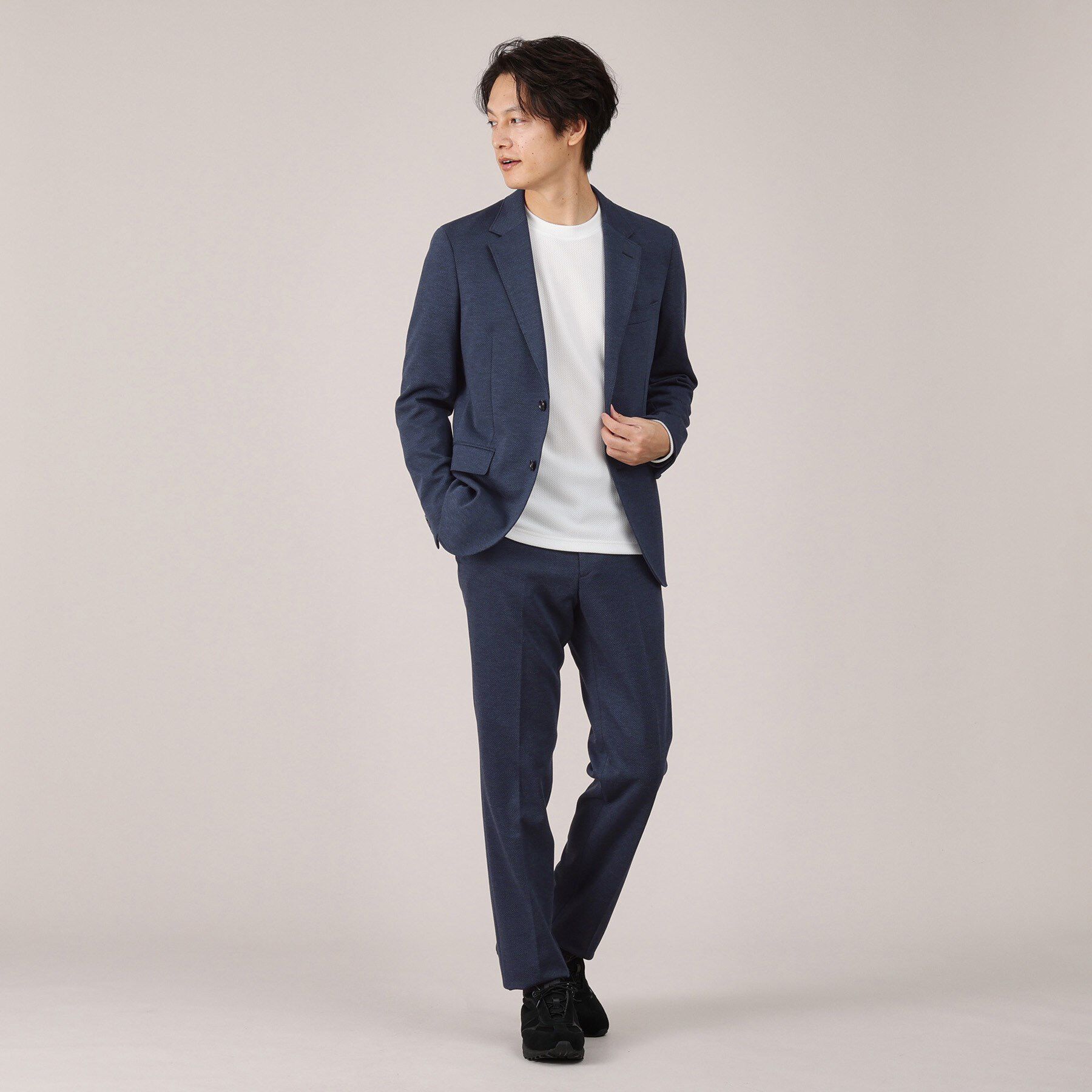 TAKEO KIKUCHI「メランジ ハニカム ストレッチ パンツ」|その他|