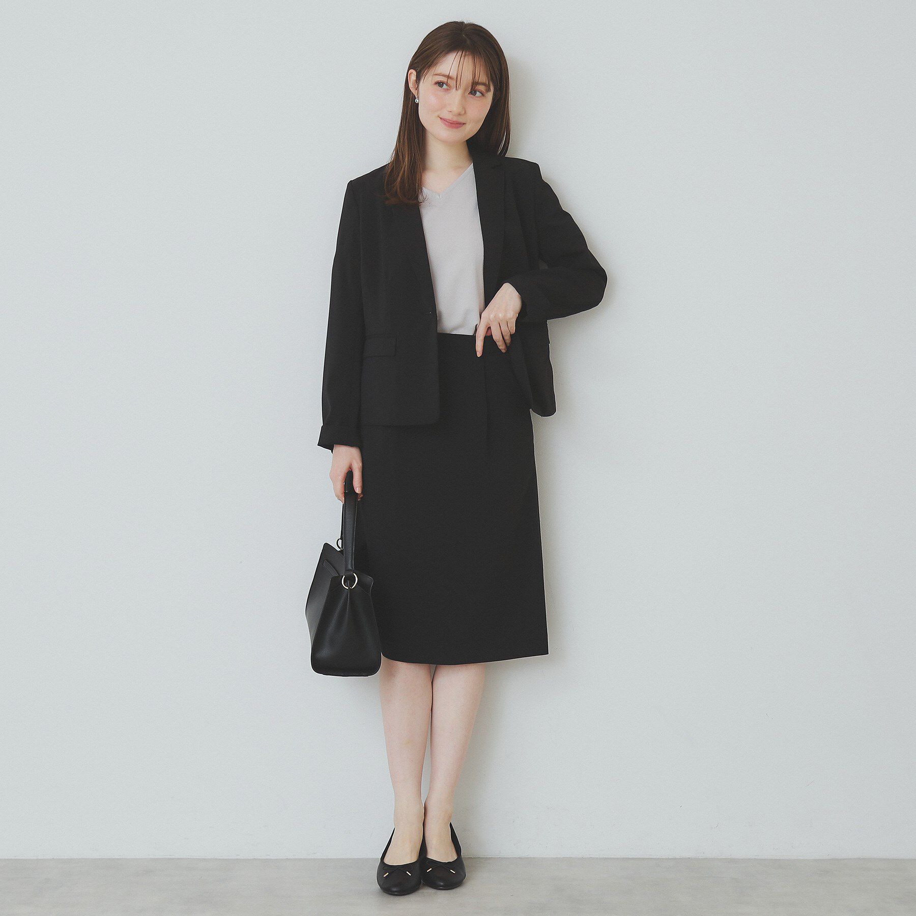 index「ストレッチセミタイトスカート/セットアップ対応【洗濯機洗い可/抗ピル】」|スカート|