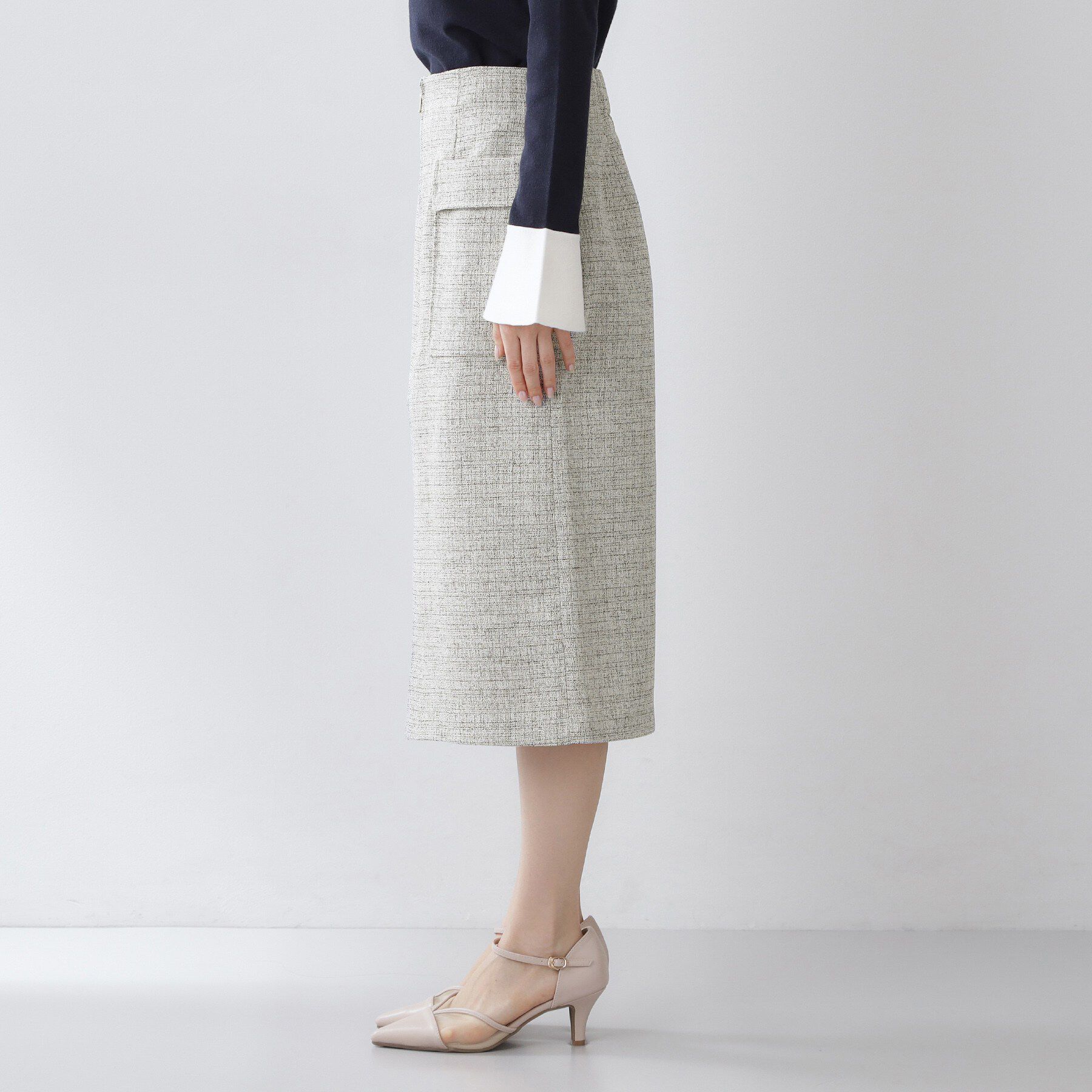 index「フロントジップタイトスカート【洗濯機OK/イージーアイロン】」|スカート|