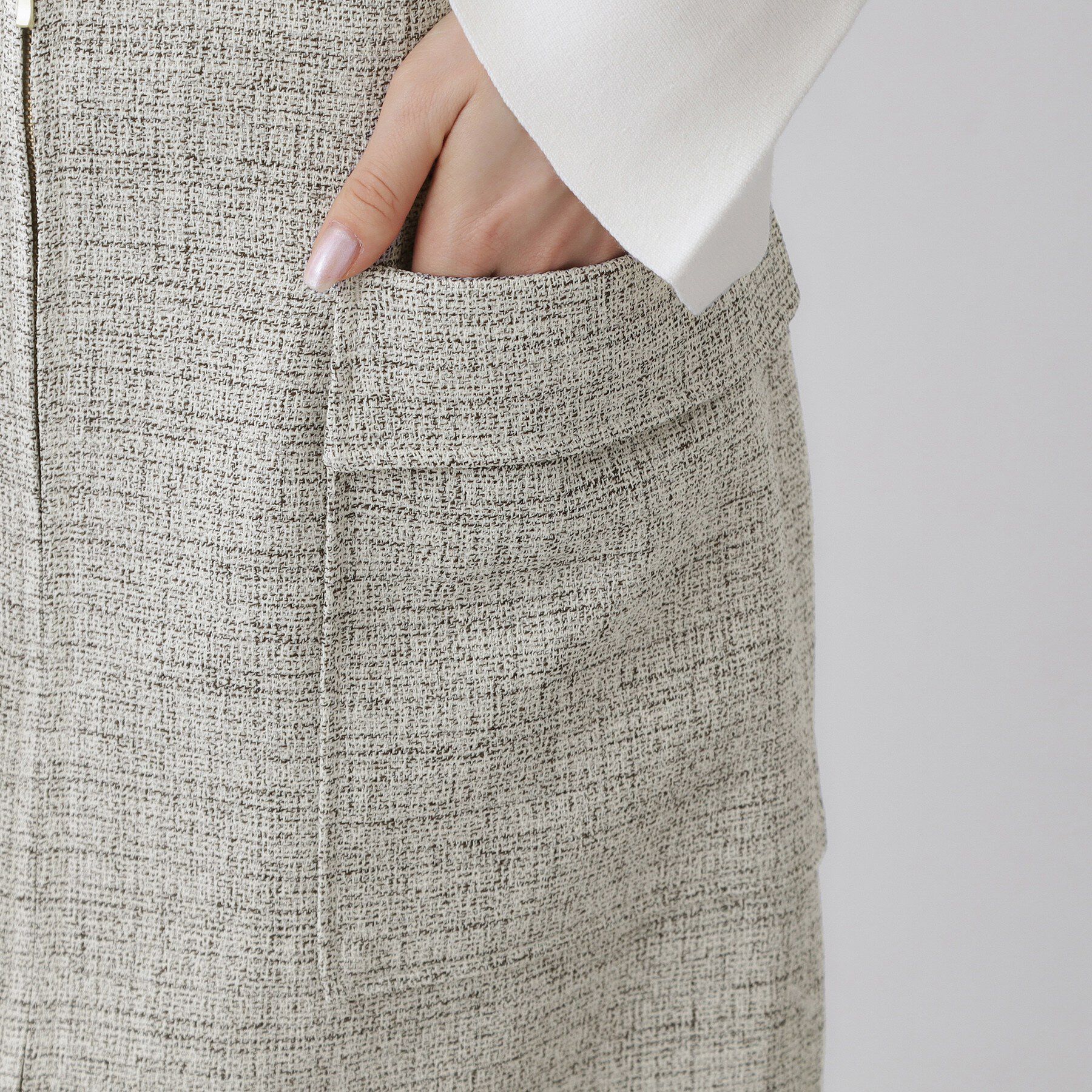 index「フロントジップタイトスカート【洗濯機OK/イージーアイロン】」|スカート|