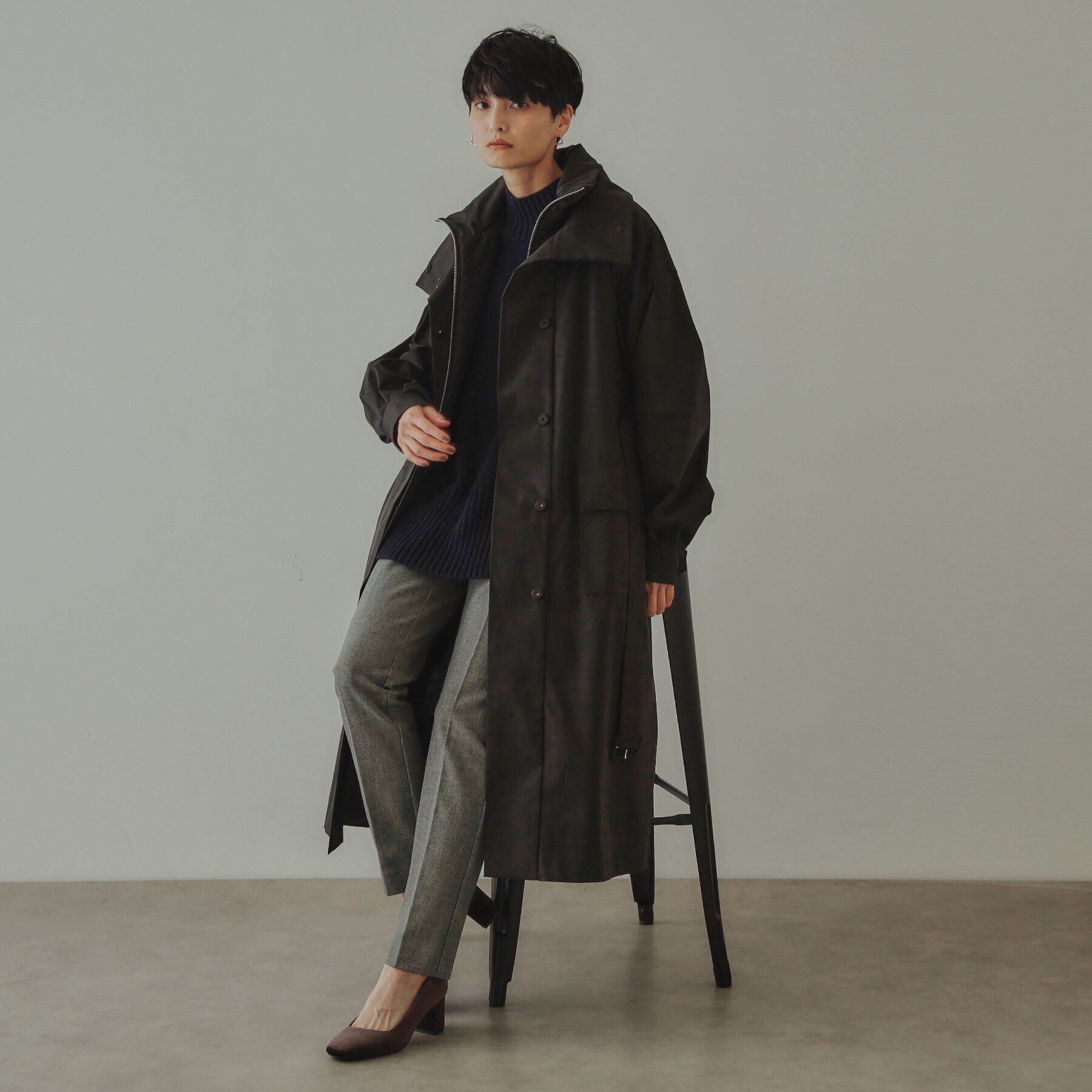 OPAQUE.CLIP「【大草直子さんコラボ】3WAYアウター」|ダウン|