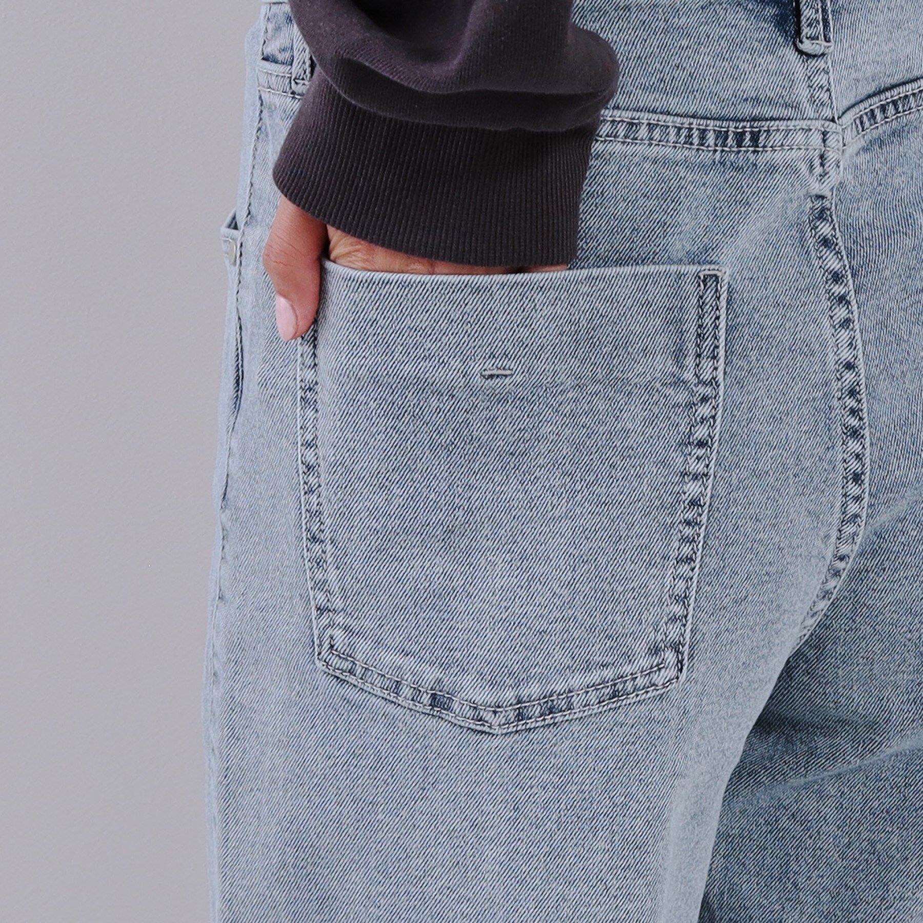 OPAQUE.CLIP「《SS-LLsize》ストレッチダメージストレートデニム【洗濯機洗い可】」|その他|