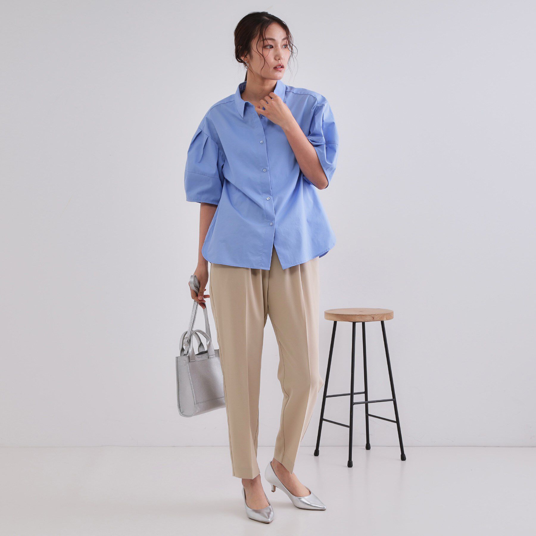 OPAQUE.CLIP「《6色展開/丈が選べる》美脚イージーテーパードパンツ/セットアップ対応【ストレッチ/洗濯機洗い可/防」|その他|